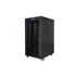 LANBERG Podni ormar, 19", 22U, 600x800, LCD staklena vrata, crna